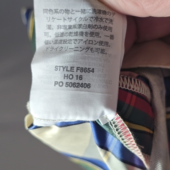 Crewcuts Girls Holiday Christmas Party Plaid Glitter Sequin Dress, sz 16 - Picture 9 of 9